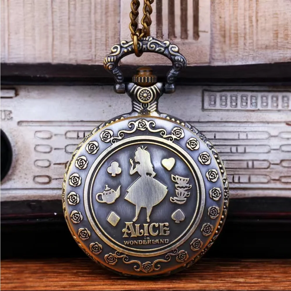 NWT Alice in Wonderland Pocket Watch - Picture 3 of 5